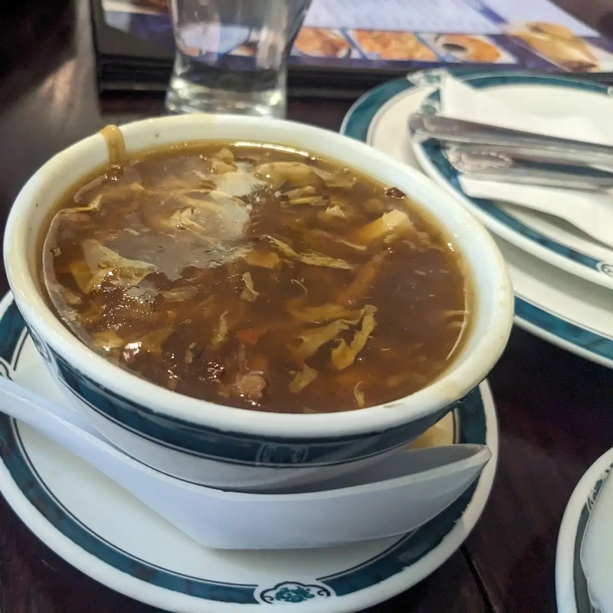 hot and sour soup 酸辣湯